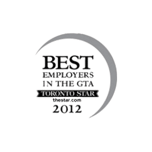 Best Employers in the GTA – 2012