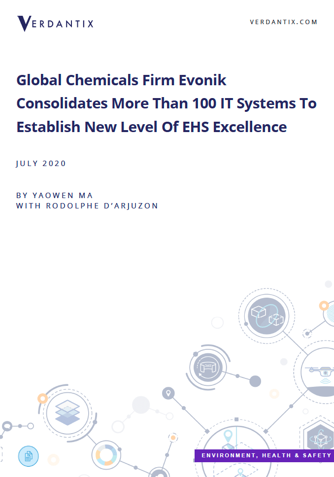 Global Chemicals Firm Evonik Consolidates More Than 100 IT Systems To Establish New Level Of EHS Excellence