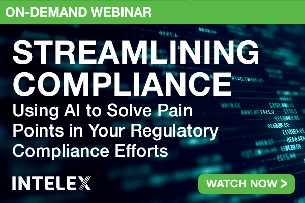 Streamlining Compliance: Using AI to Solve Pain Points in Your Regulatory Compliance Efforts
