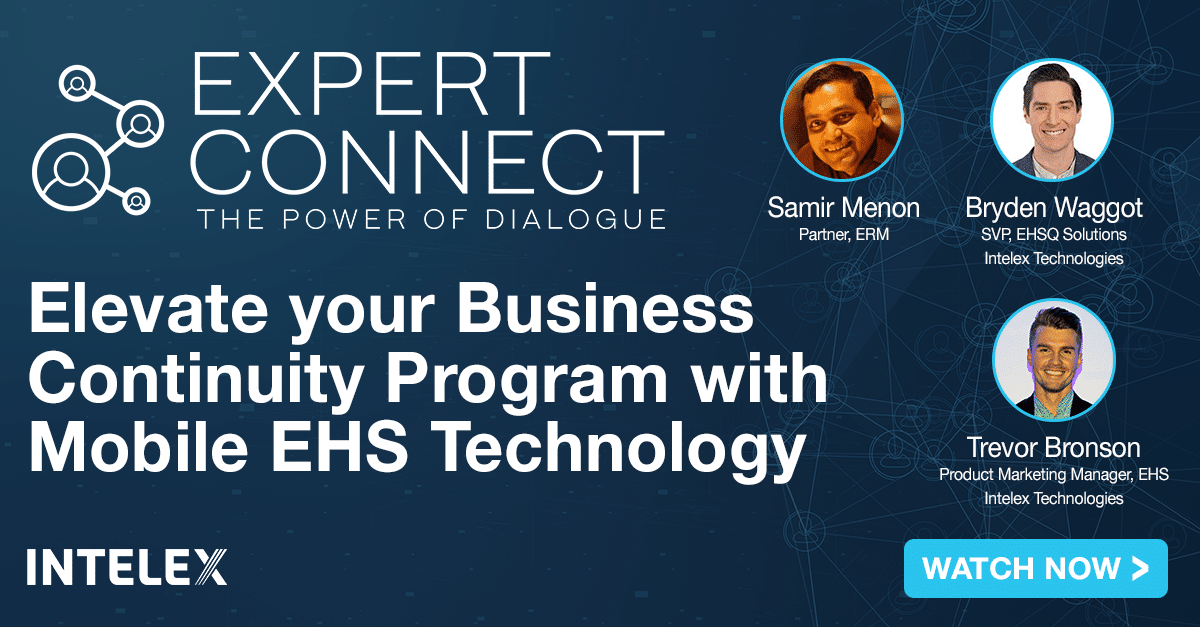 Expert Connect - Elevate your Business Continuity Program with Mobile EHS Technology