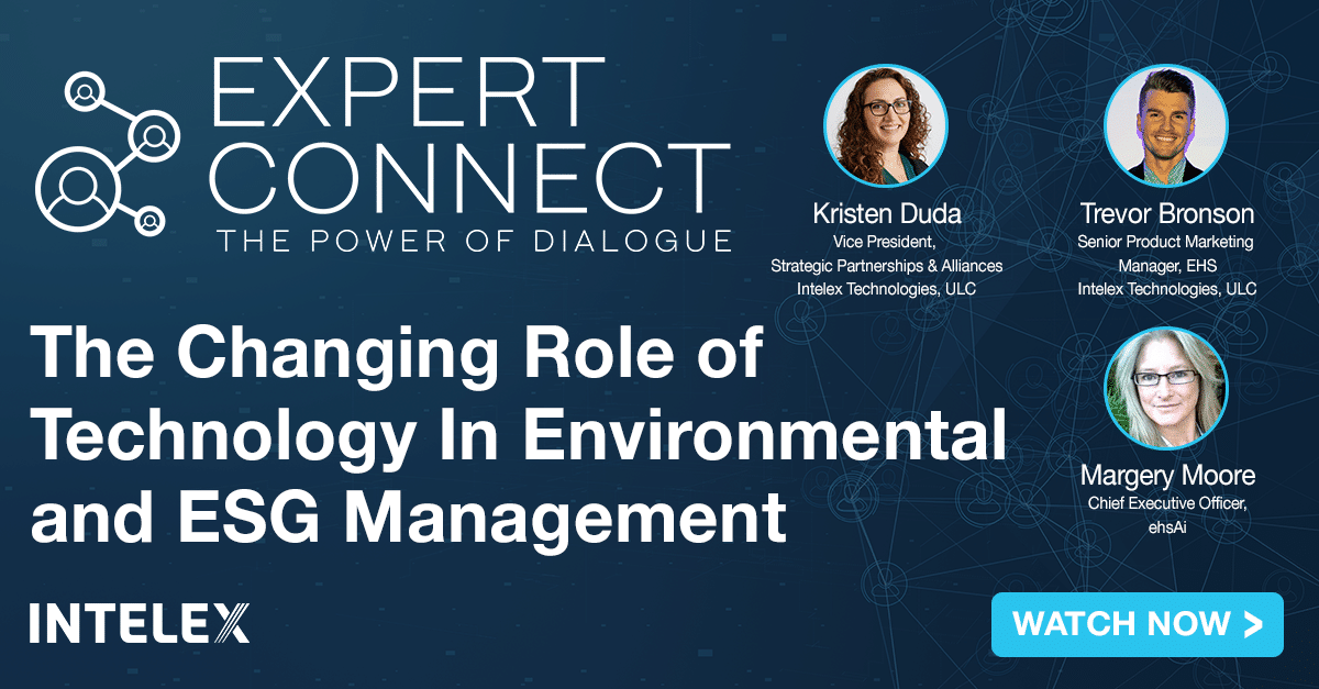 Expert Connect – The Changing Role of Technology In Environmental and ESG Management