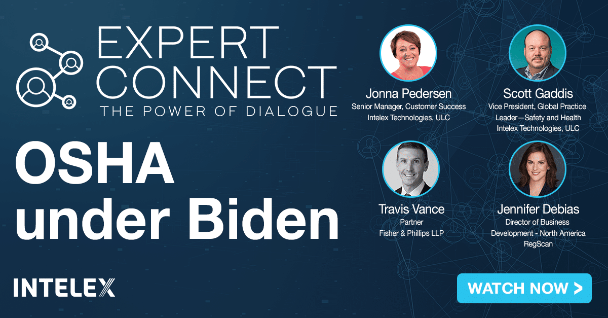 Expert Connect -OSHA under Biden