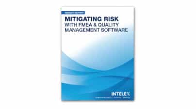 Mitigating Risk with FMEA & Quality Management Software