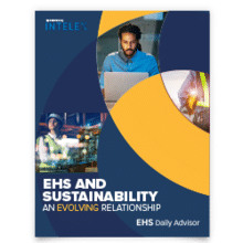 EHS and Sustainability