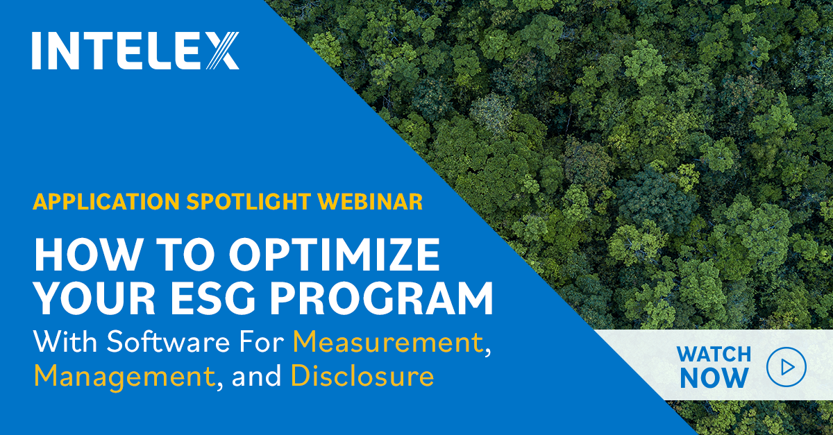 Application Spotlight: How to Optimize Your ESG Program with Software