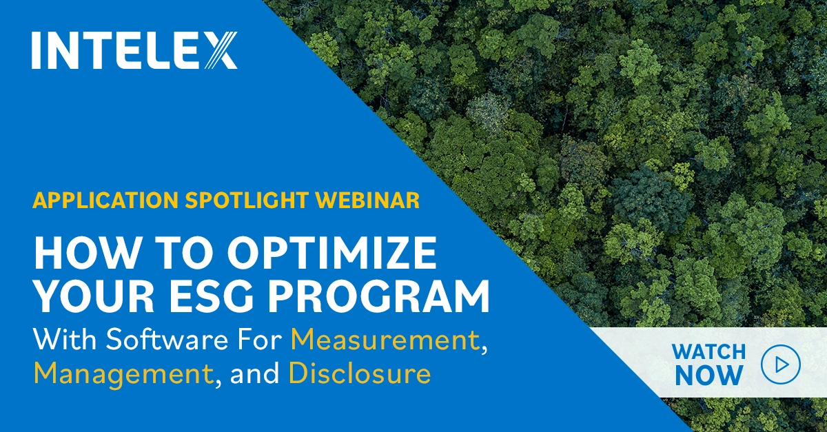 How to Optimize Your ESG Program With Software For Measurement, Management, and Disclosure