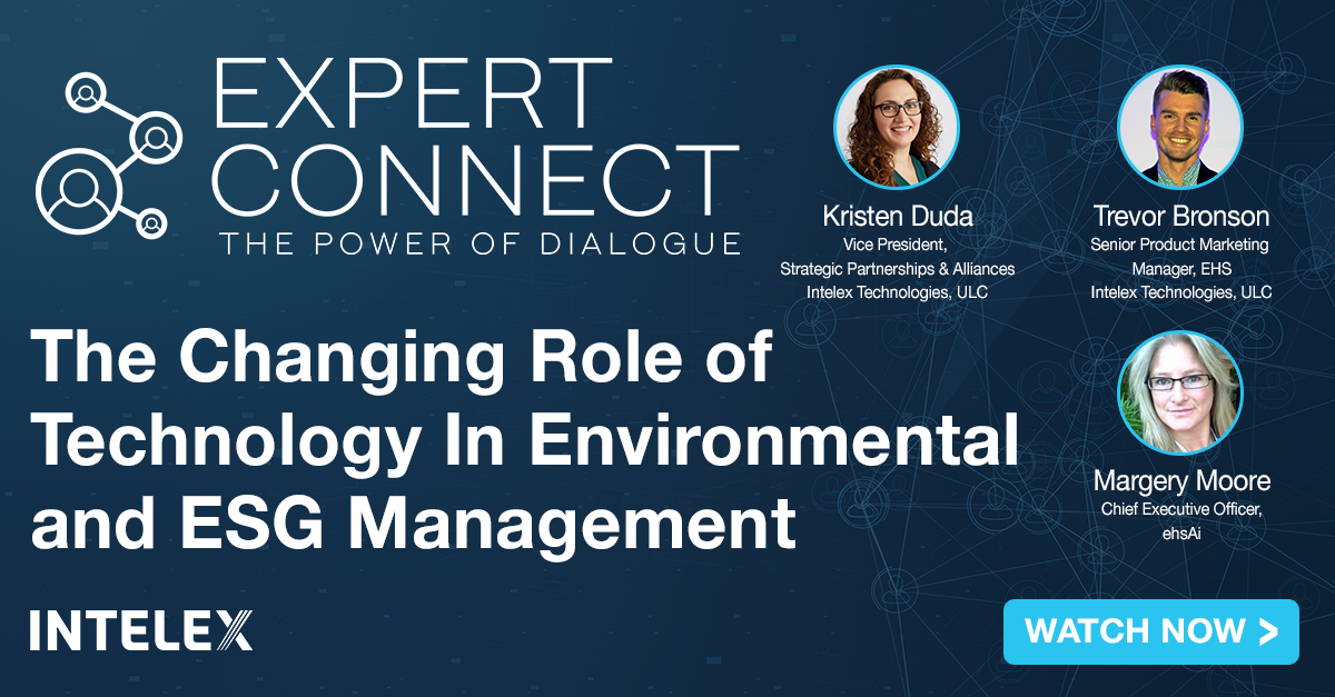 Expert Connect – The Changing Role of Technology In Environmental and ESG Management