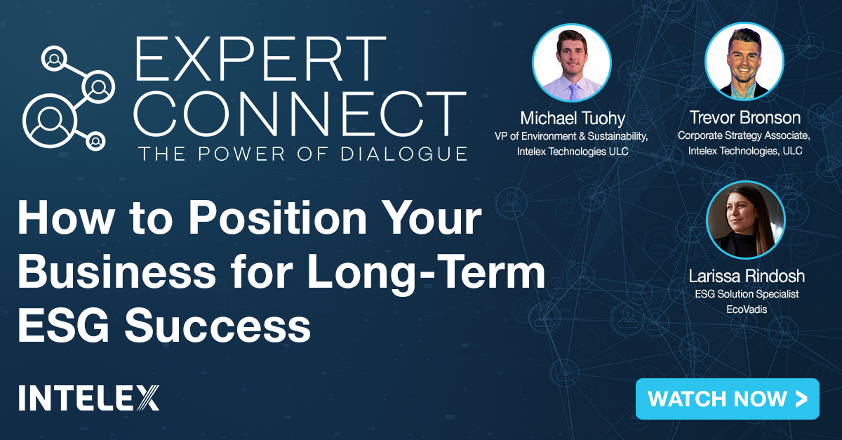 Expert Connect - How to Position Your Business for Long-Term ESG Success