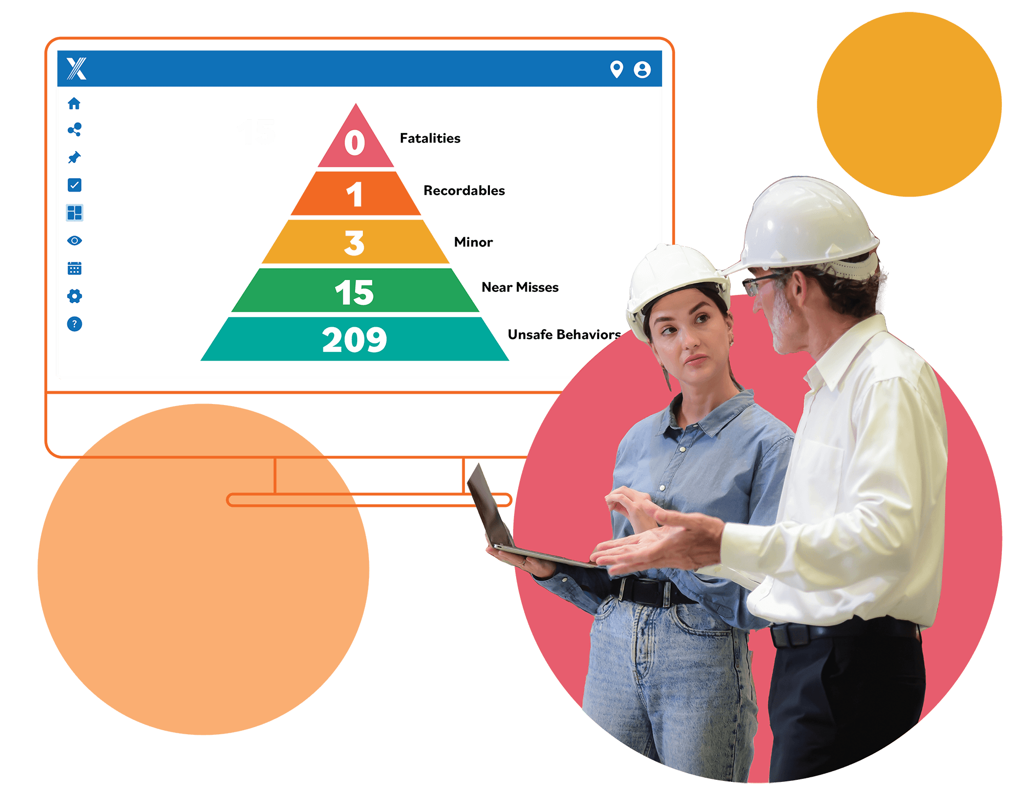 Intelex interface of incident reporting software