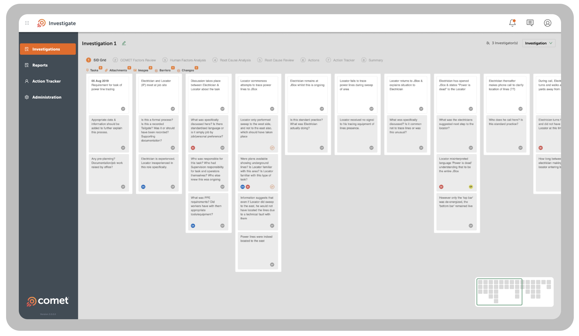 Screenshot of End-to-End Case Management