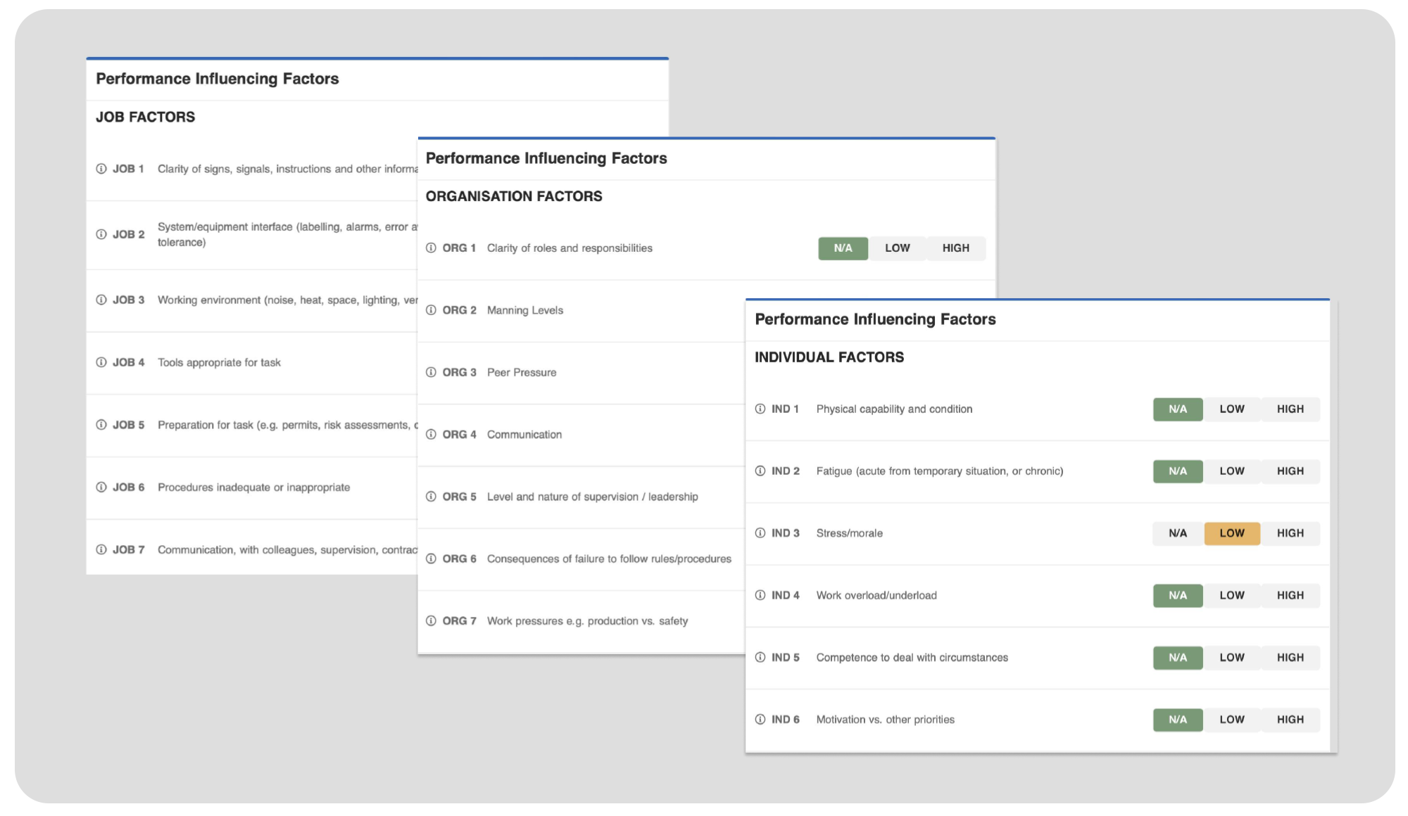 Screenshot of COMET's immersive investigations