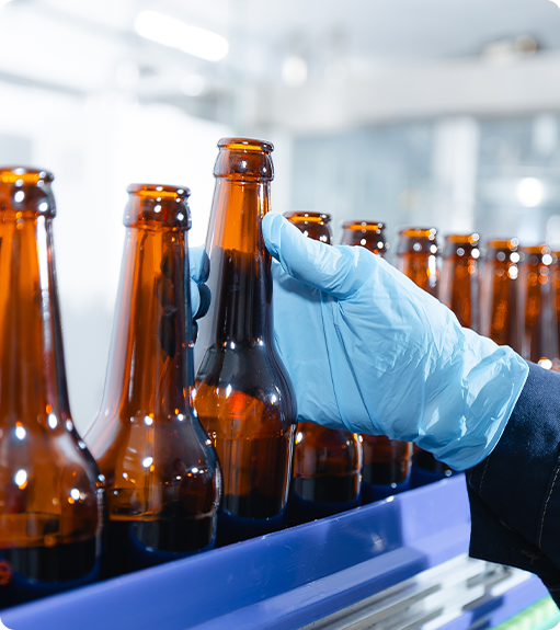 Food production facility or quality inspection on a manufacturing line